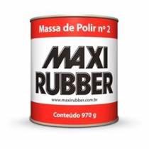 Massa de polir n2 polimento automotivo maxi rubber 970gr