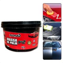 Massa De Polir N2 Radnaq Tira Riscos Polimento Automotivo de Alta Eficiência Manual ou Politriz 500g