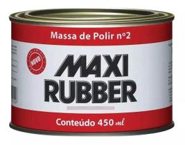 Massa De Polir Nº 2 Polimento Automotivo Maxi Rubber 490g Massa De Polir Nº 2 Polimento Automotivo Maxi Rubber 490g