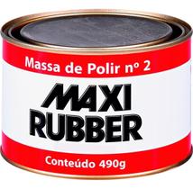 Massa De Polir Nº 2 Polimento Automotivo Maxi Rubber 490g Massa De Polir Nº 2 Polimento Automotivo Maxi Rubber 490g