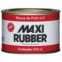 Massa de Polir Num 2 6mh014 490grs - Maxi Rubber - Maxirubber