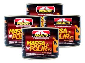 Massa de polir pintura tira riscos n2 base d agua 4 unidades