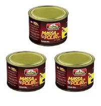 Massa de polir profissional proauto no2 500g - kit 3 un Massa de polir profissional proauto no2 500g - kit 3 un