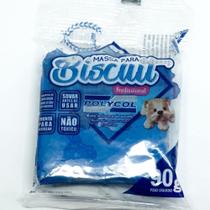 Massa de porcelana fria biscuit 90g azul marinho