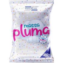 Massa de Porcelana Fria Biscuit Pluma 250G Branca - Polycol