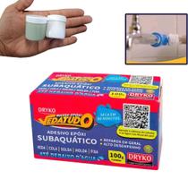 Massa Durepoxi Dryko 100gr Subaquático Cola Veda Solda Molda Fixa até Debaixo D'água