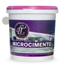 Massa Efeito Decorativa Cimentício Microcimento 4,5Kg - LT Shine