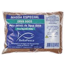 Massa em pó para peixe com 250g