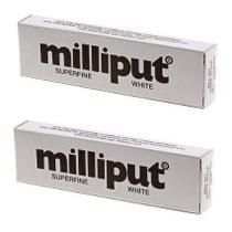 Massa epóxi Milliput Superfine branca de 2 partes - kit com 2 unidades Massa epóxi Milliput Superfine branca de 2 partes - kit com 2 unidades