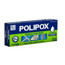 Massa Epóxi Polyepox 100 Gramas - Pulvitec Fixa Veda Solda Molda Materiais
