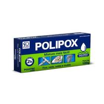 Massa Epóxi Polyepox 100g - Reparos em Porcelana, Concreto, Vidro e Mais Massa Epóxi Polyepox 100g - Reparos em Porcelana, Concreto, Vidro e Mais