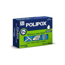 Massa Epóxi Polyepox 50g - Reparos em Porcelana, Concreto, Vidro e Mais - Pulvitec Massa Epóxi Polyepox 50g - Reparos em Porcelana, Concreto, Vidro e Mais - Pulvitec