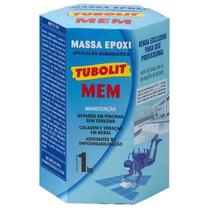 Massa Epóxi Tubolit MEM cor Azul Piscina (Conjunto de 10 kg) - TUBOLIT