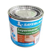 Massa F12 380g Mogno Sayerlack para Madeira Acabamento Profissional Retoques Móveis Pisos Portas