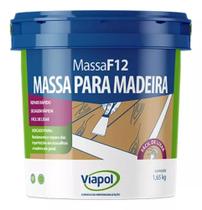 Massa F12 Calafetar Correção Madeira Viapol 1,65kg Nó Pinus