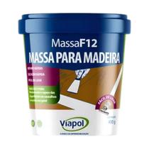Massa F12 Calafetar Correção Madeira Viapol 400g Cores: