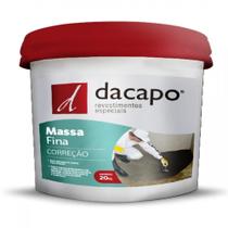 Massa Fina De Correção Dacapo 20kg Massa Fina De Correção Dacapo 20kg