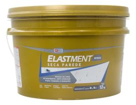 Massa Fina Seca Parede 12kg Branco Elastment Smart Massa Fina Seca Parede 12kg Branco Elastment Smart