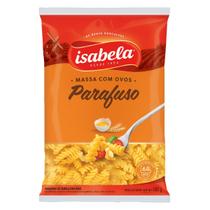 Massa Isabela Parafuso Com Ovos 500g - Pronta em 9 minutos