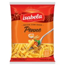 Massa Isabela Penne Sêmola Com Ovos 500g Pronta em 9 minutos