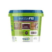 Massa madeira f12 viapol - 400g - imbuia