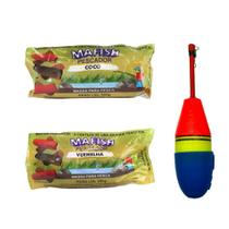 Massa Mafish 200g Coco / Vermelha + Boia Japa 60G S/ Carona