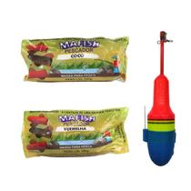 Massa Mafish 200g Coco / Vermelha + Boia Japa 70G C/ Carona