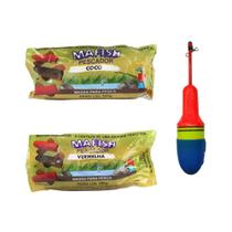 Massa Mafish 200g Coco / Vermelha + Boiá Japa 70G