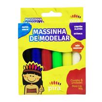 Massa Massinha De Modelar 6 Unidades Coloridas 90g 1 Un