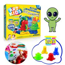 Massa Massinha De Modelar E.t Maluco 2 Moldes Especial 300gr Massa Massinha De Modelar E.t Maluco 2 Moldes Especial 300gr
