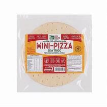 Massa Mini Pizza Pré Assada Com 03 Unidades Casa Rigani 210 g