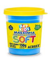 Massa modelar 150g azul Acrilex Massa modelar 150g azul Acrilex