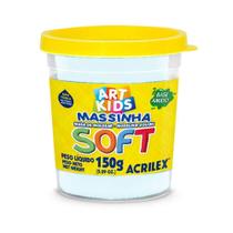 Massa modelar 150g branco neve Acrilex