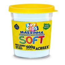 Massa modelar 500g branco neve Acrilex