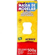 Massa Modelar Acrilex 500 g Branco 07001 - 519 07001 - 519