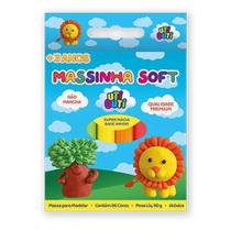 Massa Modelar C/6 Uti Guti Neon - Licyn Massa Modelar C/6 Uti Guti Neon - Licyn