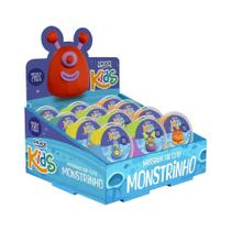 Massa Modelar Enlace Air Clay Kids Monstrinhos 2 Cores - Embalagem com 12 Unidades