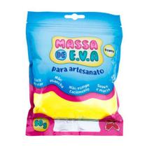 Massa Modelar Eva Artesanato 050 g Amarelo Limao 13.021 Massa Modelar Eva Artesanato 050 g Amarelo Limao 13.021