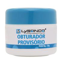 Massa Obturador Provisório Lysanda 25 G Restauração Curativo Podologia