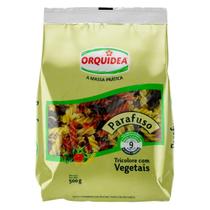 Massa Orquídea Parafuso Tricolore com Vegetais 500g