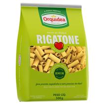 Massa Orquídea Rigatone Sêmola 500g - Sem Colesterol