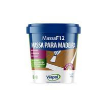 Massa p/ madeira castanho 400gr viapol