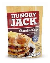 Massa panqueca e waffle mix gotas chocolate hungry jack 198g
