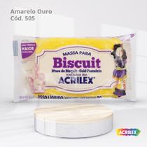 Massa para biscuit 90g amarelo ouro Massa para biscuit 90g amarelo ouro