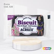 Massa para biscuit 90g preto Massa para biscuit 90g preto