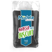 Massa para Biscuit Preto 1kg MODELE