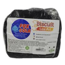 Massa para Biscuit Preto Fox (900 g)