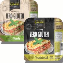 Massa para Lasanha Vegana Tradicional e Verde Kit com 2un Casarão