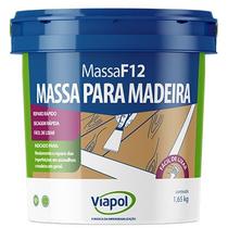 Massa para Madeira e Calafetagem F12 Branco 1,65kg - Viapol