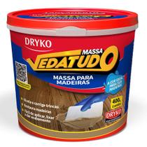 Massa para madeira reparo e calafetação 400 g - Vedatudo (Castanho)